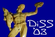 Disfluency in Spontaneous Speech (DiSS) workshop 2003 logo