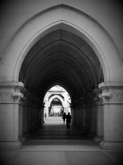 Arches at the University of Tokyo Hongo campus
