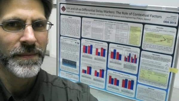 Ralph Rose at Disfluency in Spontaneous Speech (DiSS) 2015, *Um and Uh as Differential Delay Markers: The Role of Contextual Factors*