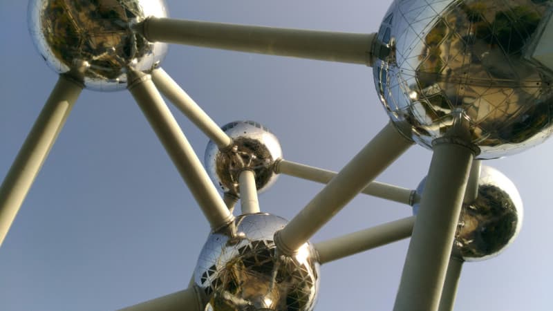 The Atomium in Brussels, Belgium