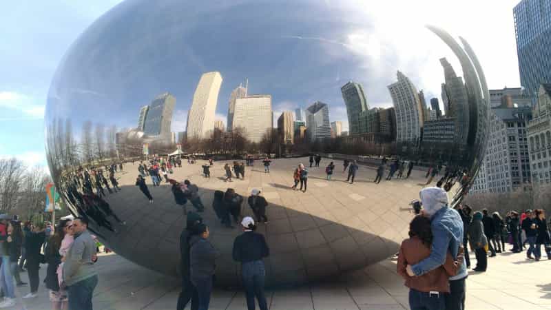 The Bean at Millenium Park, Chicago, Illinois