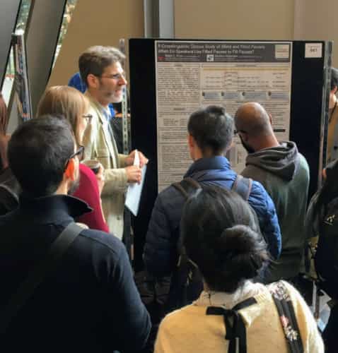 Ralph Rose presenting a poster at ICPhS 2019 in Melbourne, Australia (Gratitude to Yasuaki Shinohara for the photo)